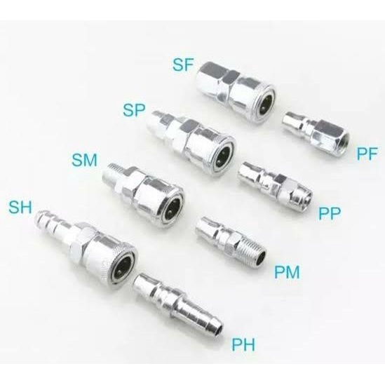 Quick Coupler Male 1/4 SM 40 / Sambungan Angin Kompressor SM40
