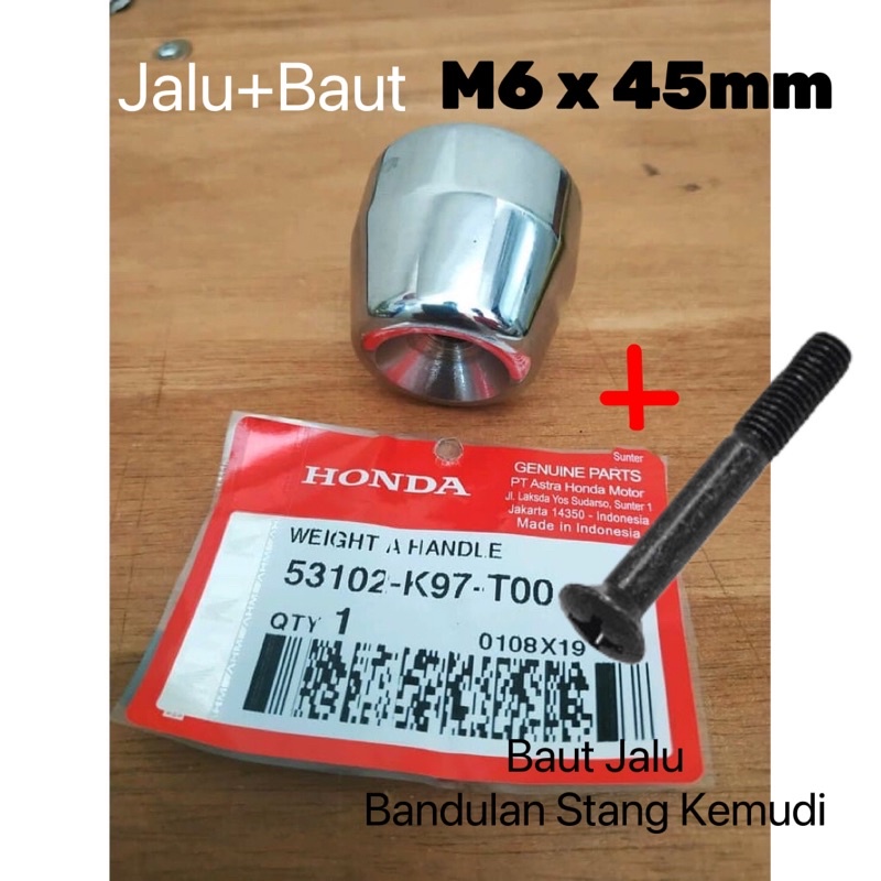 Untuk Rombak kan jalu pcx, jalu adv, bandul pcx, bandul adv, jalu stang bandul stang stabilizer stang, baut jalu, stang stir, stang, baut ,pcx 150 pcx 160, vario 150, vario 125, vario 110, scoopy f1 beat f1 Nmax ,vixion ,aerox harga satuan per pcs