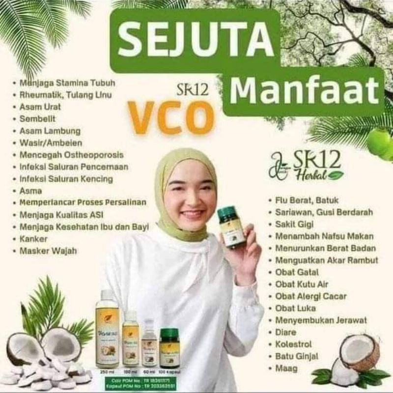 

VCO SR12/minyak kelapa murni/obat biang keringat/obat gatal-gatal/ruam pipi/ruam popok bayi/pelebat rambut