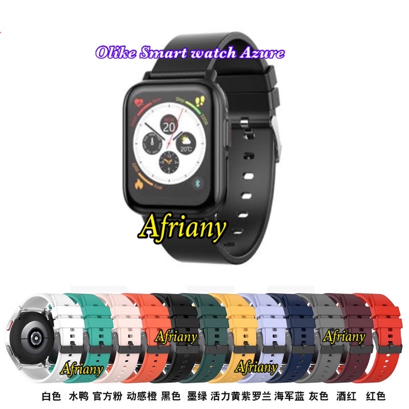 Strap Olike Smartwatch Azure OW-W4 Rubber Tali Jam Tangan
