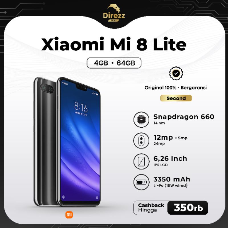 Xiaomi Mi 8 Lite 4/64 second mulus