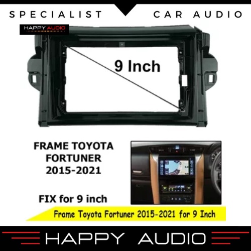 Paket Frame + Socket PnP + Step Down Camera ANDROID 9" FORTUNER 2016+