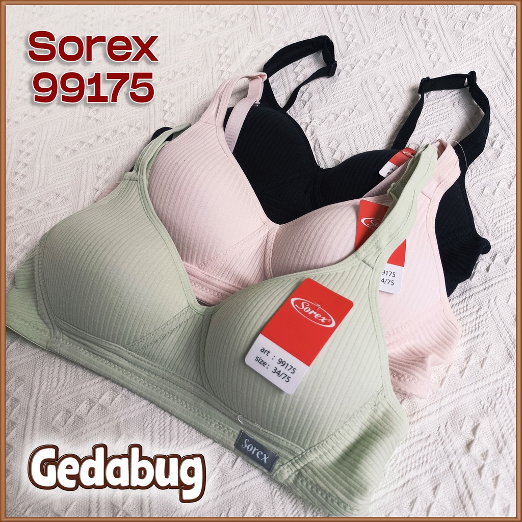 Bra BH Sorex 99175 / 99193 | Bra remaja dewasa Salur Tanpa Kawat Kait 3 - gedabug