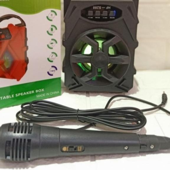Speaker Karaoke Bluetooth With Mic Karaokean HF S288 - S 288