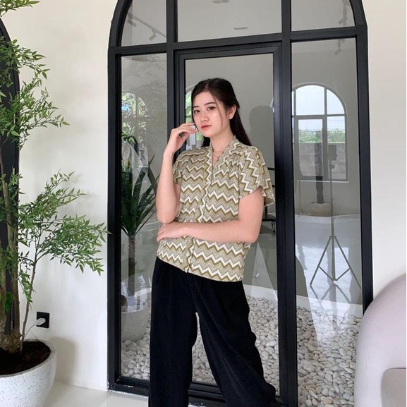 BLOUSE ZEE - ATASAN WANITA BLOUSE BAHAN SUPER ADEM