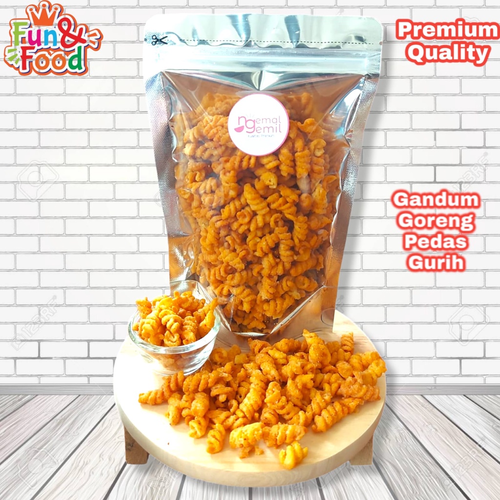 

Gandum Goreng Pedas Gurih Spiral Homemade Kualitas Premium