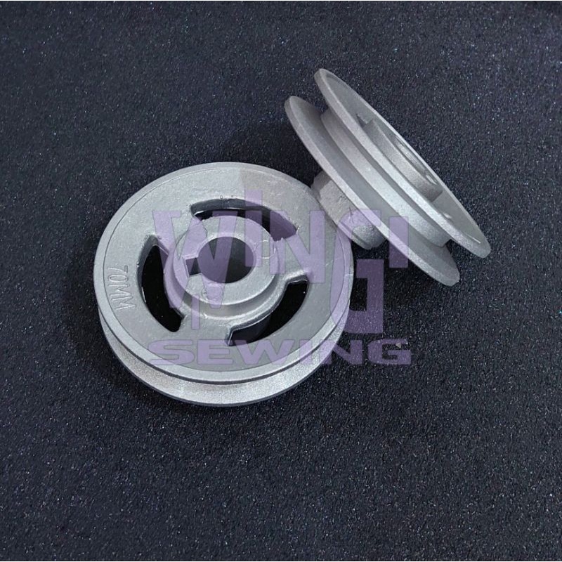 Poli 70mm Pulley Poly Dinamo Mesin Jahit Obras dan Industri Jarum 1