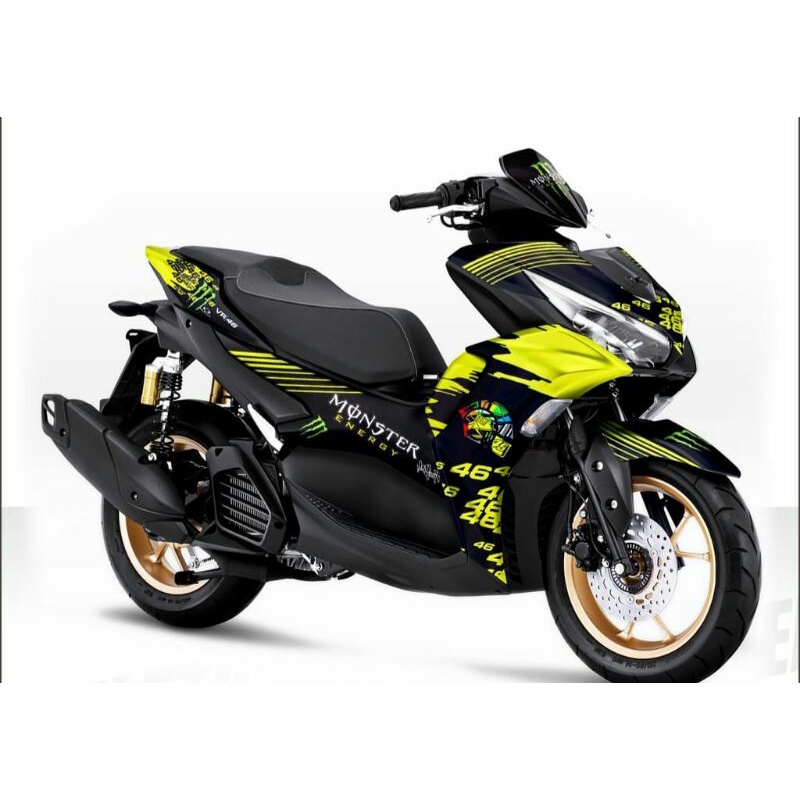 decal stiker aerox full blok2017-22bisa custom