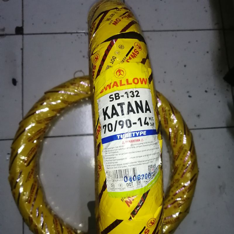 Ban luar tube type 70 90 14 katana swallow