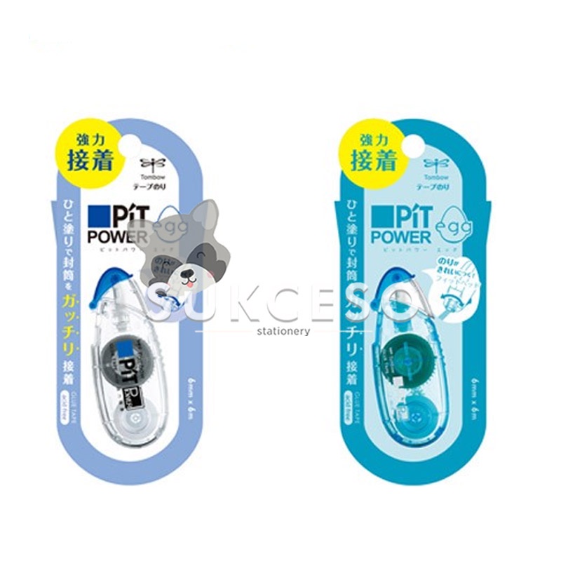 

Tombow Glue Tape Lem Kertas Pit Power Egg 6mm x 6m