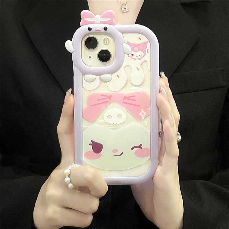 Soft Case Bahan Silikon Desain Kuromi Dx Untuk Samsung A04S A13 A03 A03S A23 A22 A21S A12 A02S A11 A51 A30 A50 A52 A20S A10S M12 A32 4G