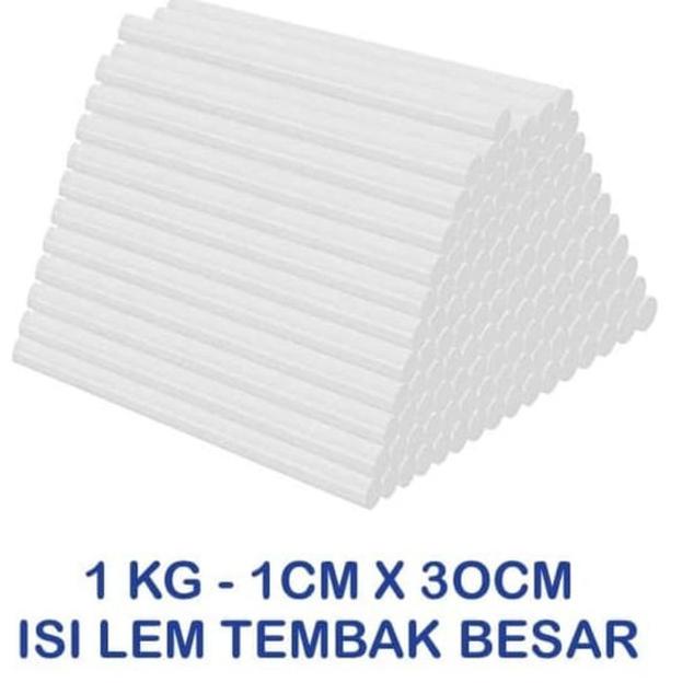 

ISI REFILL LEM TEMBAK BESAR 1 KG @ 35 STICK GLUEGUN LEM BAKAR BESAR - - BESAR KILOAN