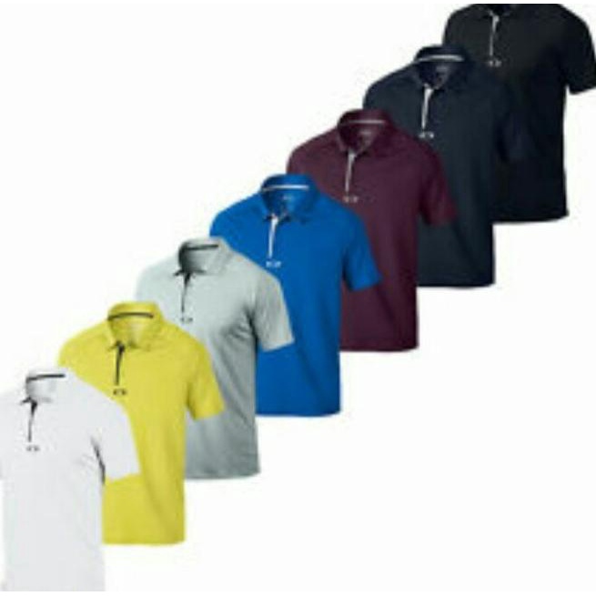 Polo T-Shirt/Kaos Kerah/Oakley Golf - Hitam, L