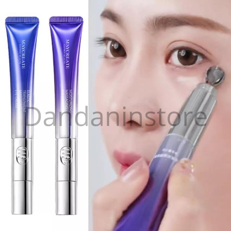 Skincare Eyes 2in1 Eyecream Purple Krim Mata Dengan Alat Getar Pijat Bawah Mata Anti Penuaan Anti Aging Kerutan Mata Panda Hitam Lelah Original Termurah Terbaru