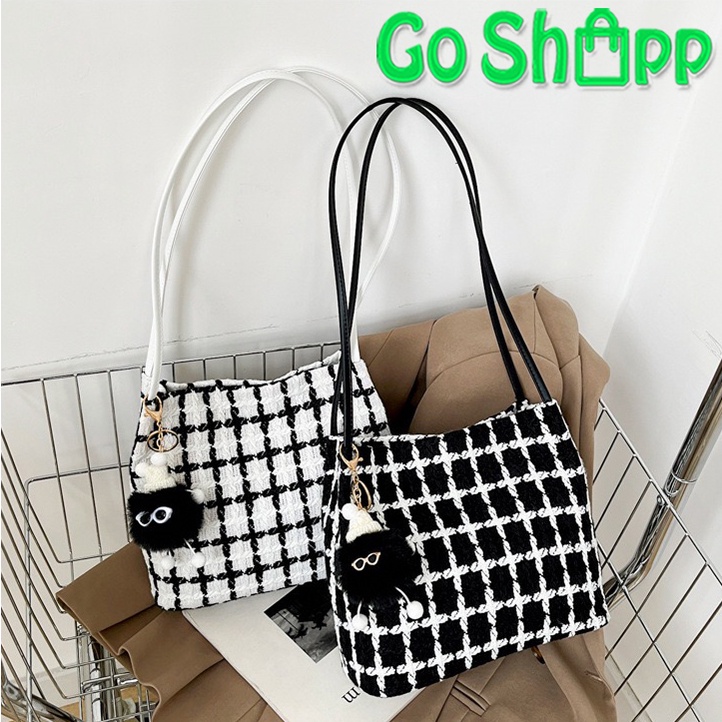 Tas Selempang Bahu Tote Bag Kasual Wanita Import Fashion Korea Terbaru - Shoulder Bag Wanita Kekinian TG08