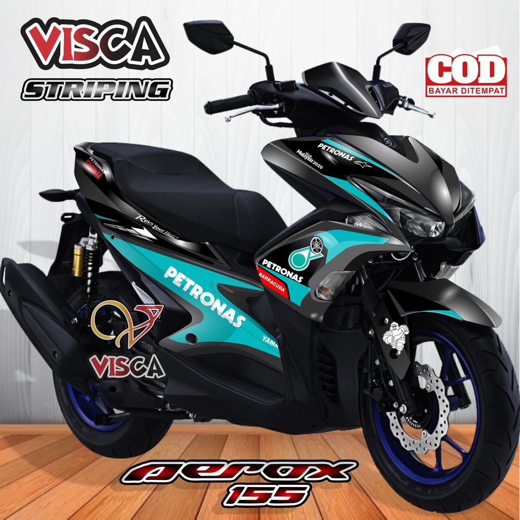 Stiker Striping Aerox 155 Old Variasi Petronas