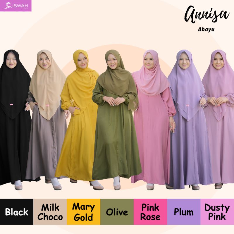 Annisa Abaya by Iswah Hijab