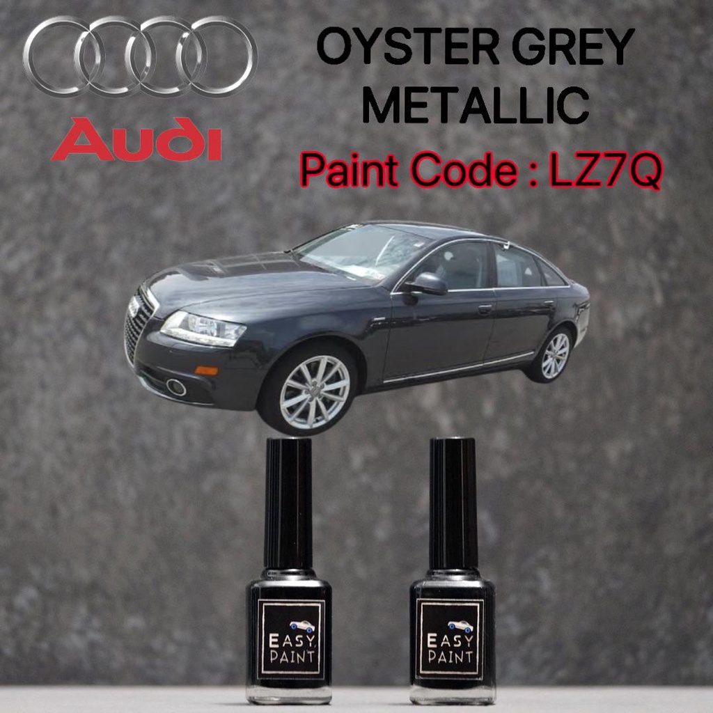 Cat Oles Mobil Dark Grey Metalic LZ7Q Audi A6 Abu Tua Metalik 15ml