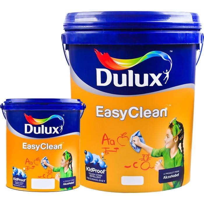 Cat Tembok Dulux Easy Clean 2.5 Ltr 1501 White 5 Kg 5Kg Interior