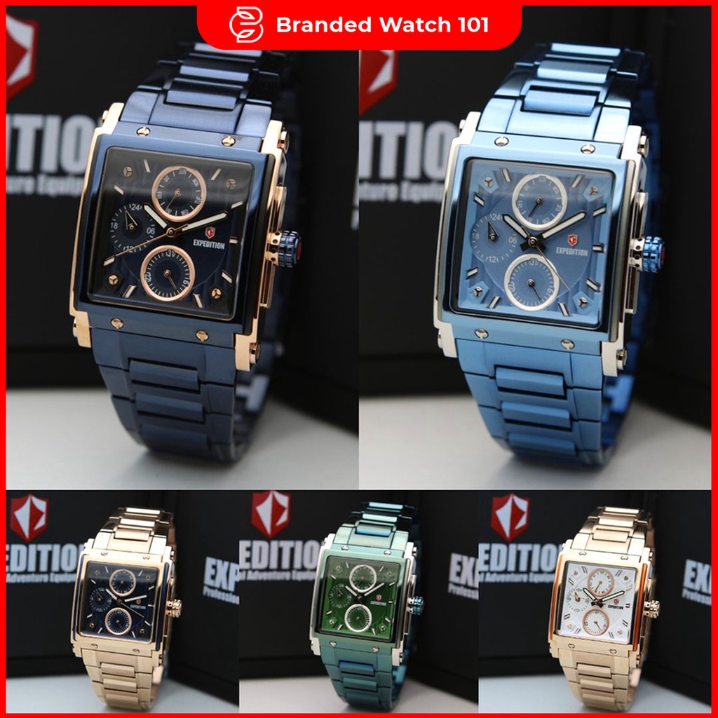 ORIGINAL Jam Tangan Wanita Expedition E 6731 / E6731 / 6731 Garansi Resmi 1 Tahun, Stainless