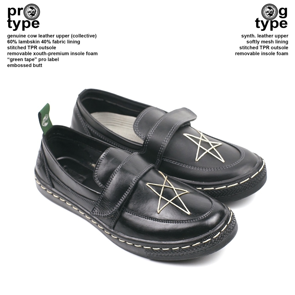 star☆ classic black - slip on xouth