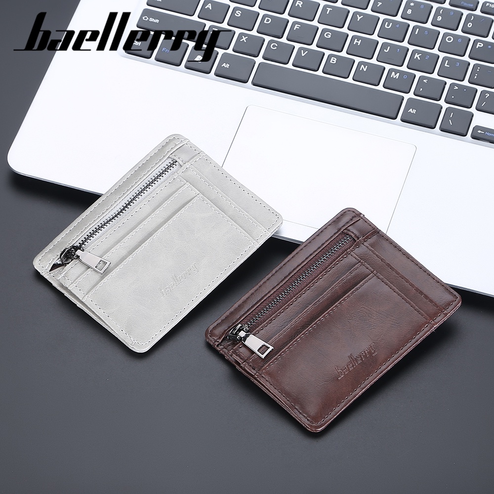 BAELLERRY K9295 Dompet Kartu Pria Bahan Kulit PU Leather Premium WATCHKITE WKOS