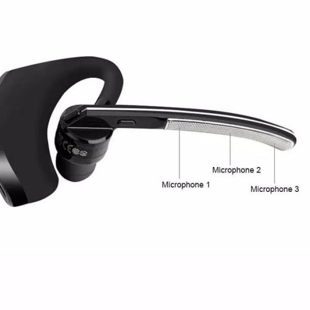 [ V8 ] Headset Bluetooth Panjang - Earphone Bluetooth Sporty Black