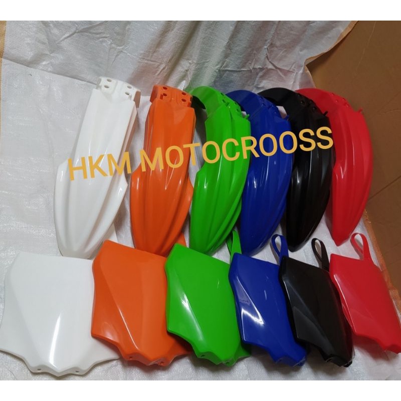 sepakbor depan trail kx kx 85 new slebor depan kx 85 plus cover nomor papan datar trail kx 85 Spakbo