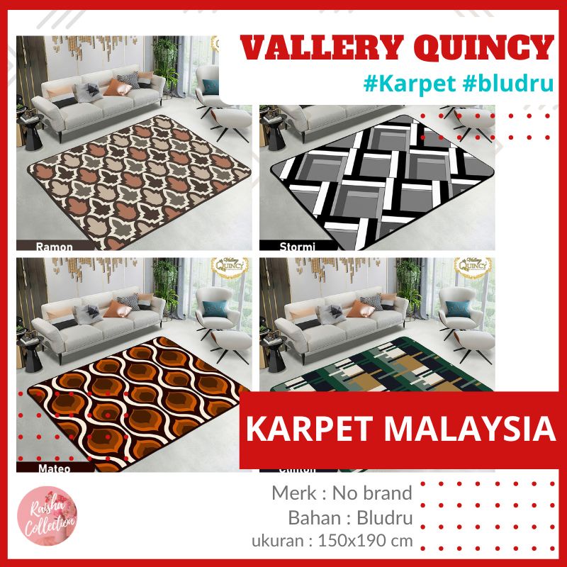 RC Vallery Quincy Karpet 150x190 cm / KARPET Malaysia 150x190 cm