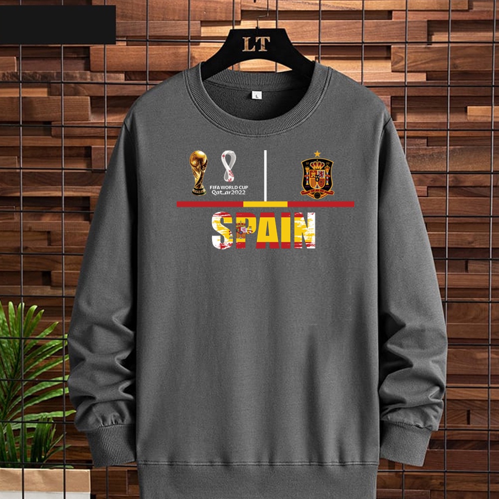 SWEATER PRIA / WANITA /UNISEX EDISI KHUSUS PIALA DUNIA 2022 SPAIN