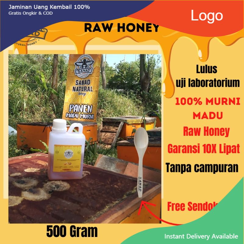 Jual Madu Toyyiban Madu Asli Multiflora Raw Honey Sanad Alam Honey Madu Hutan Liar Shopee 4730