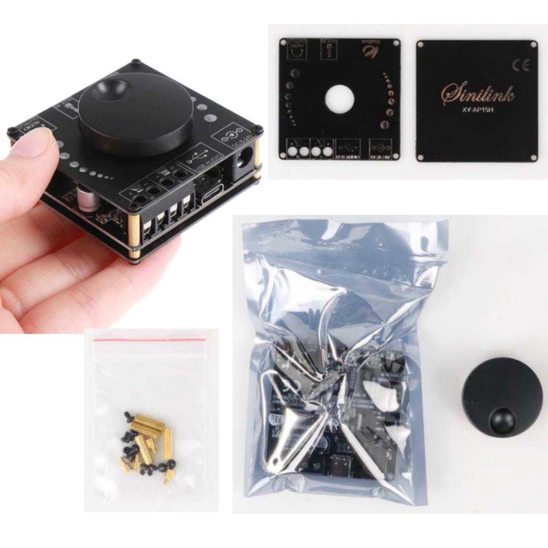 PROMO Amplifier mini bluetooth Audio Amplifier HiFi Bluetooth headphone amplifier ampli mini bluetooth amplifier bluetooth power mini bluetooth 5.0 APD3016D 2x50W - XY-AP15H Murah original Sinilink 7RSKBTBK