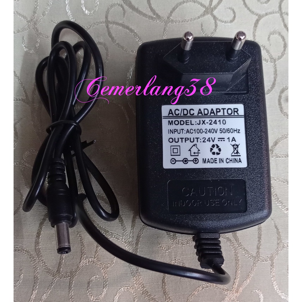 Switching Adaptor - Kodok - Switching Power Supply Plastik 24V 1A (LRS)