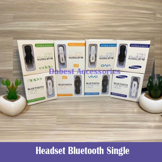 Headset Bluetoth Single Wirless Stereo Headset