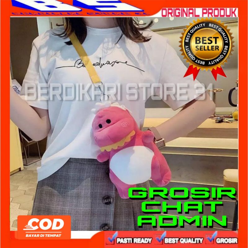 [BS] BONEKA MOTIF DINOSAURUS TAS SELEMPANG BAHU KARTUN DINOSAURUS TERLARIS