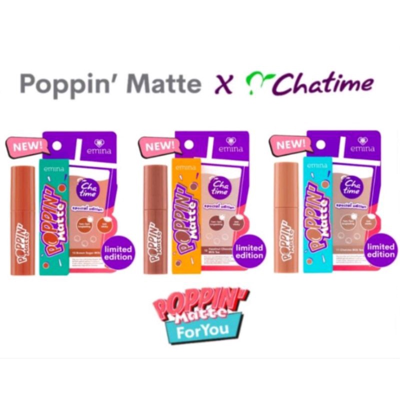 EMINA POPPIN MATTE X CHATIME