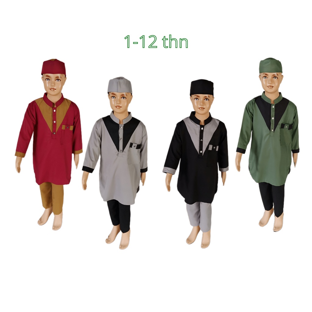 Koko Anak Koko Santri Model Kancing 3