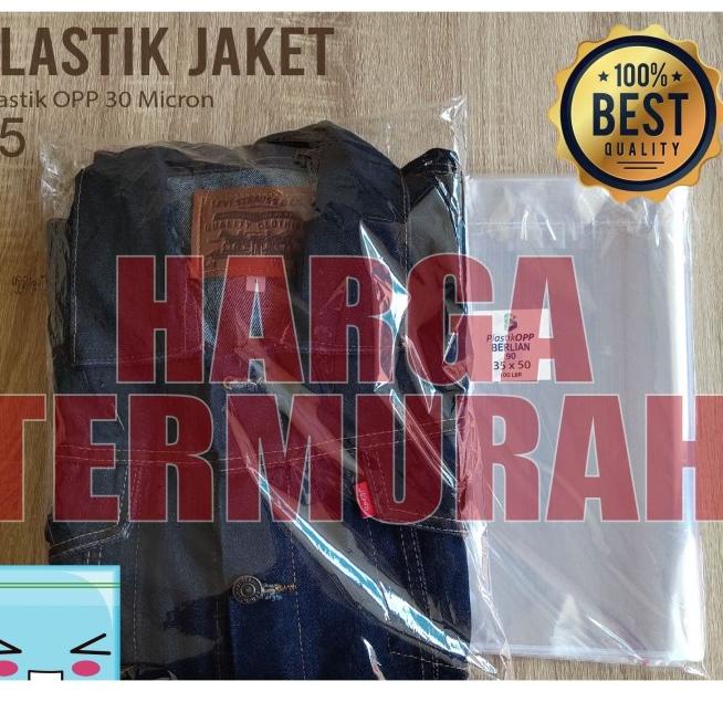 

35X40 CM PLASTIK OPP SEAL TEBAL 30 MICRON (0,5) PLASTIK TEBAL