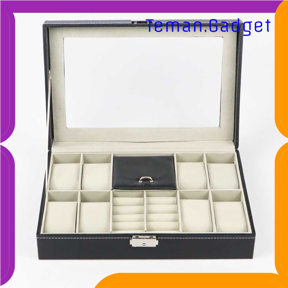 TG-TRV Kotak Perhiasan dan Jam Tangan Organizer Box