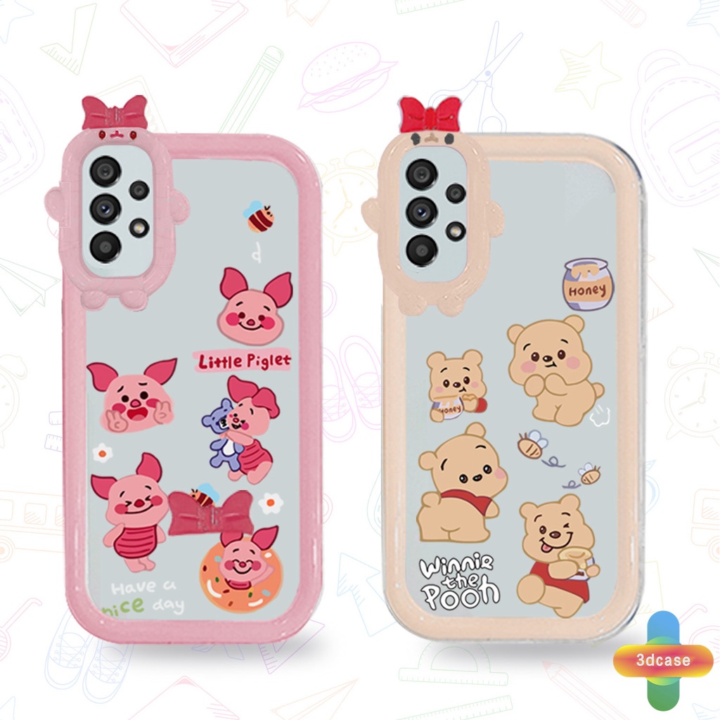 Soft Case Desain Winnilet Pigs Untuk Samsung A12 A32 A13 A52 A03 A51 A22 M22 M32 A04S M23 F23 A23 A03S A50 A02S A20 A50S A30S A52S A30 M12 A125 A13 Life F12 M10S M40S A515F M02S A025 F02S