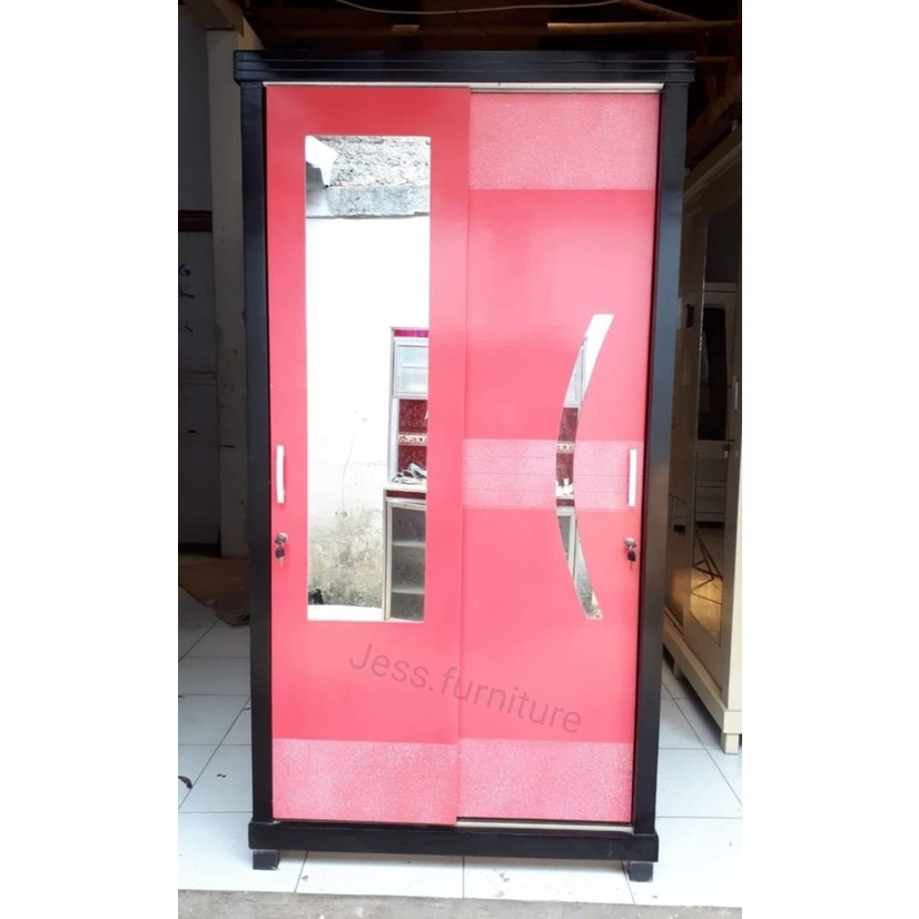 Lemari Baju Gamis 2Pintu , Lemari Gamis Multriplek , Lemari Baju Sliding