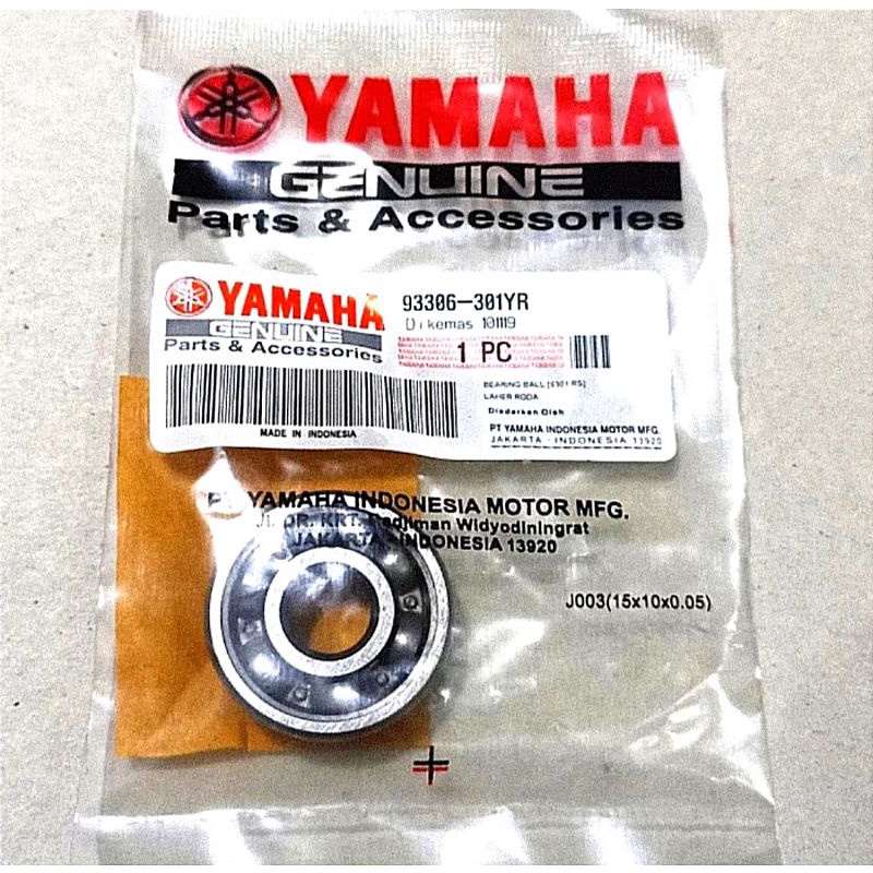 BEARING 6301 LAHER RODA BELAKANG YAMAHA FIZR, JUPITER, RX KING, VEGA, MX ( 6301)ORIGINAL