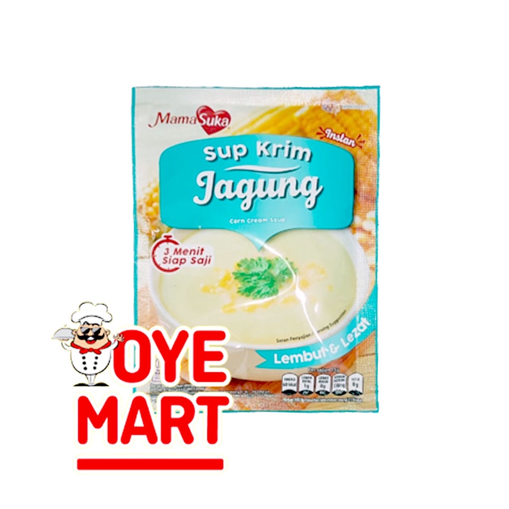 MAMASUKA SUP KRIM JAGUNG INSTAN 55GR / CREAM SOUP