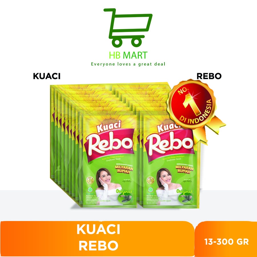 

Rebo Kuaci Rasa Original 25 Gram Per Pack - Kuaci Biji Bunga Matahari