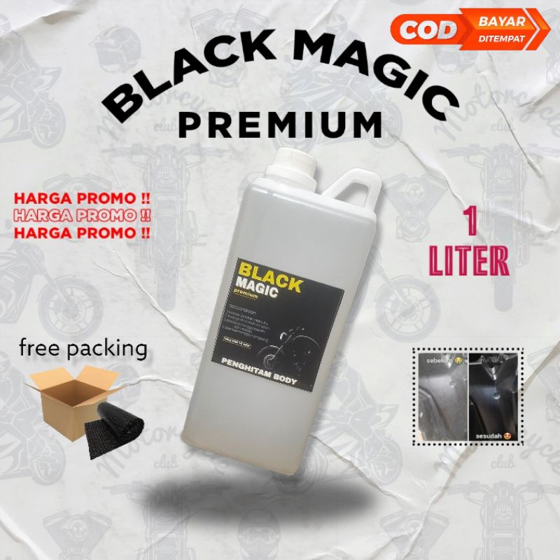 penghitam body motor / black magic premium / black magic 1 liter