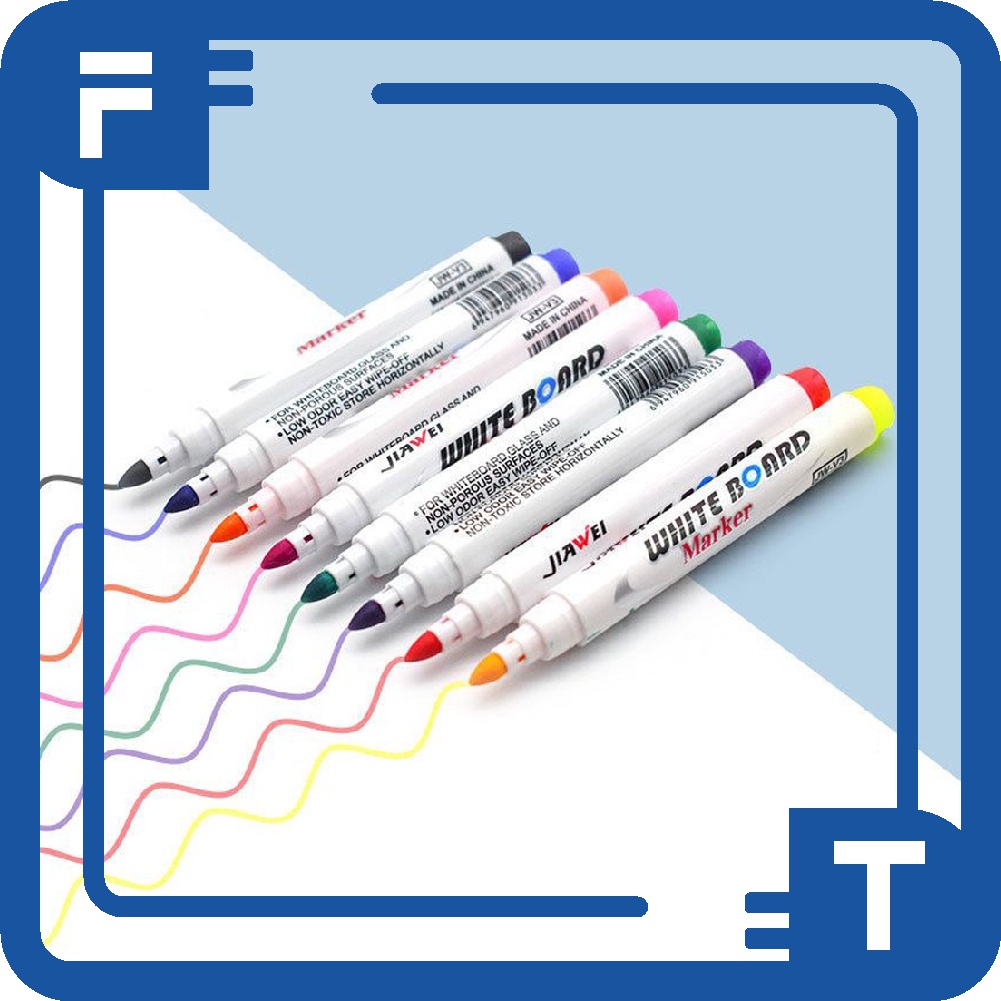 

✦FT✦ Spidol Ngapung 1 Set Isi 8 PCS Spidol Papan Tulis Whiteboard Marker Floating Marker Spidol Apung Spidol Ajaib Magic Marker S023