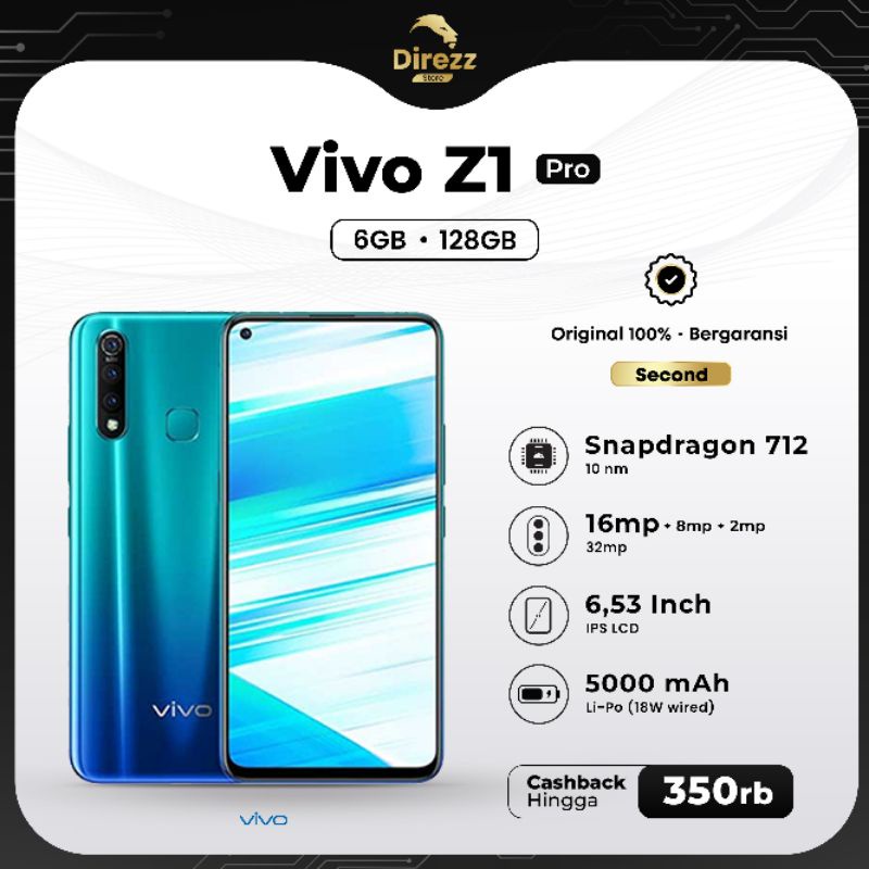Vivo z1 pro 6 128gb second Resmi Vivo