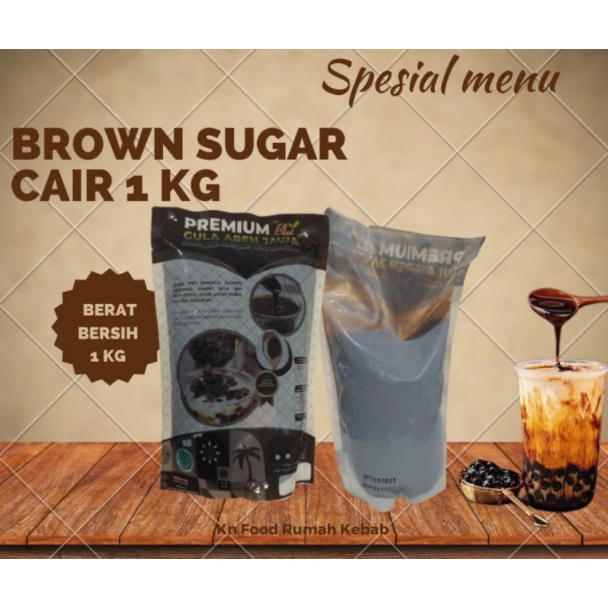 

PREMIUM BROWN SUGAR - GULA MERAH CAIR 1 KG