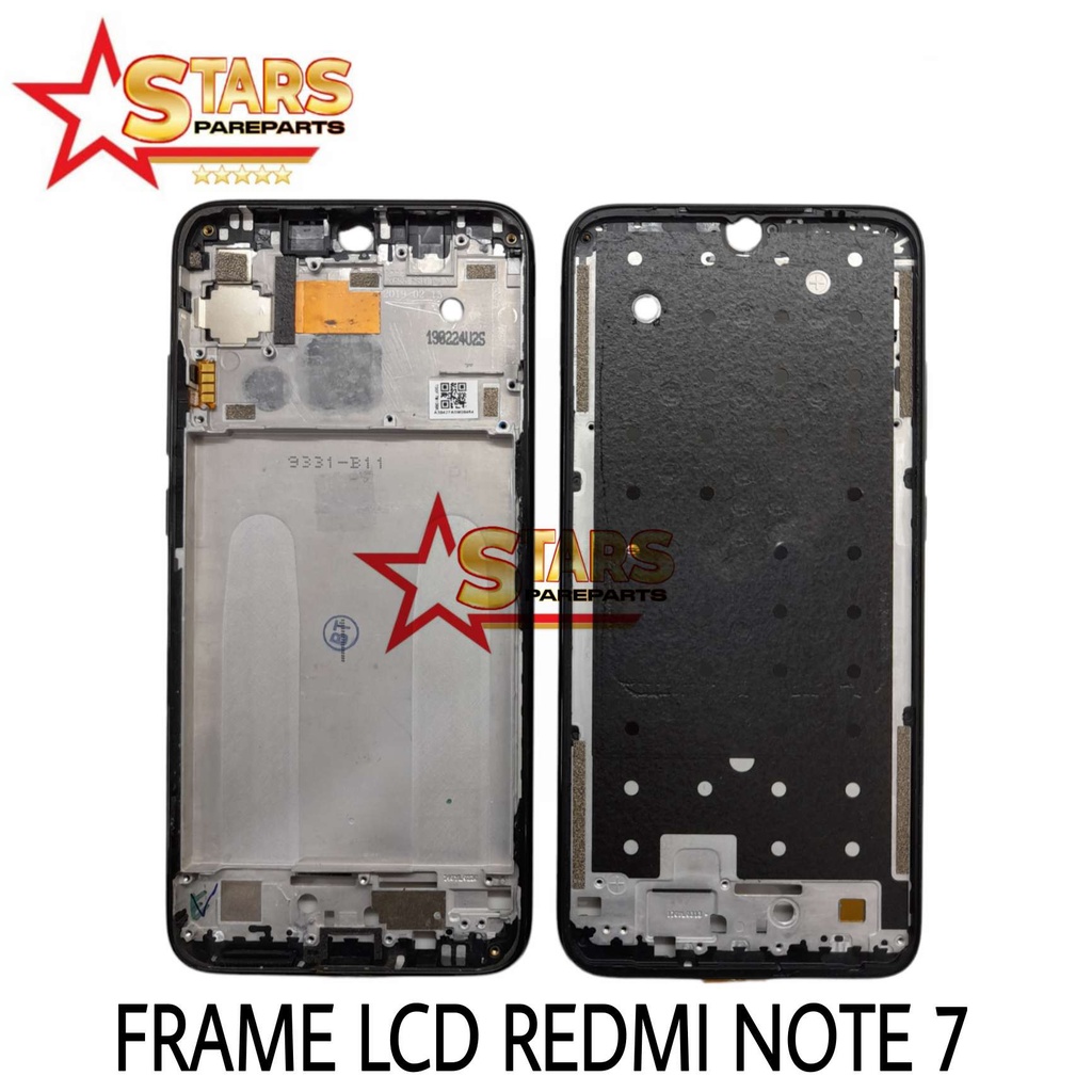 FRAME LCD / TULANGAN LCD / TATAKAN TENGAH LCD / BEZZEL MIDDEL XIAOMI REDMI NOTE 7 ORI COPOTAN MULUS
