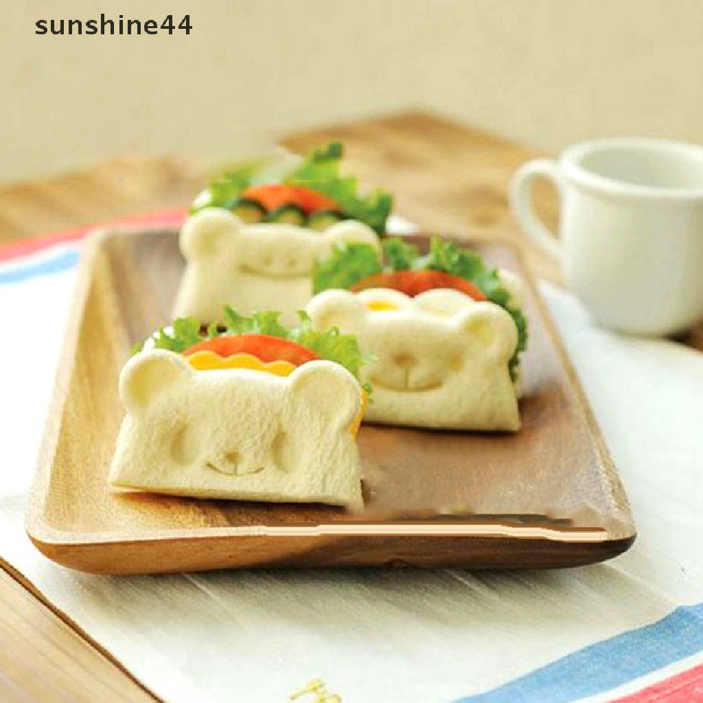 Sunshine Cetakan Pemotong Roti / Kue / Biskuit / Sandwich Bentuk panda Untuk Anak